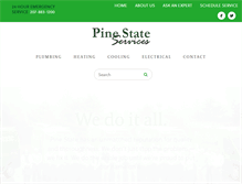 Tablet Screenshot of pinestateservices.com
